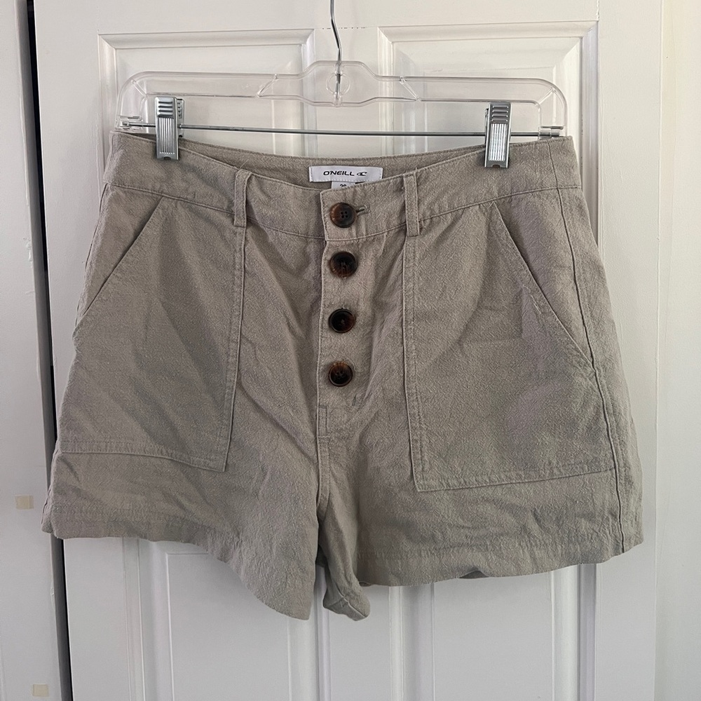 O’Neill Surf Sage Green Button Up Shorts